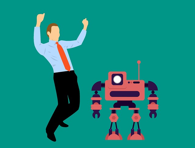 růžový robot